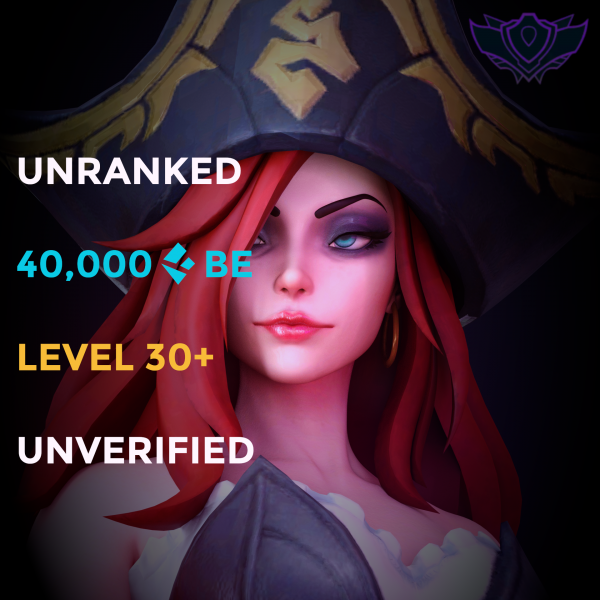 Unranked EUW | Lvl 30 | 40,000 BE (in progress)