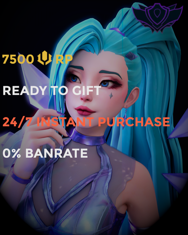 Riot Points | 7.8K RP | GIFTING/PERSONAL | EUW