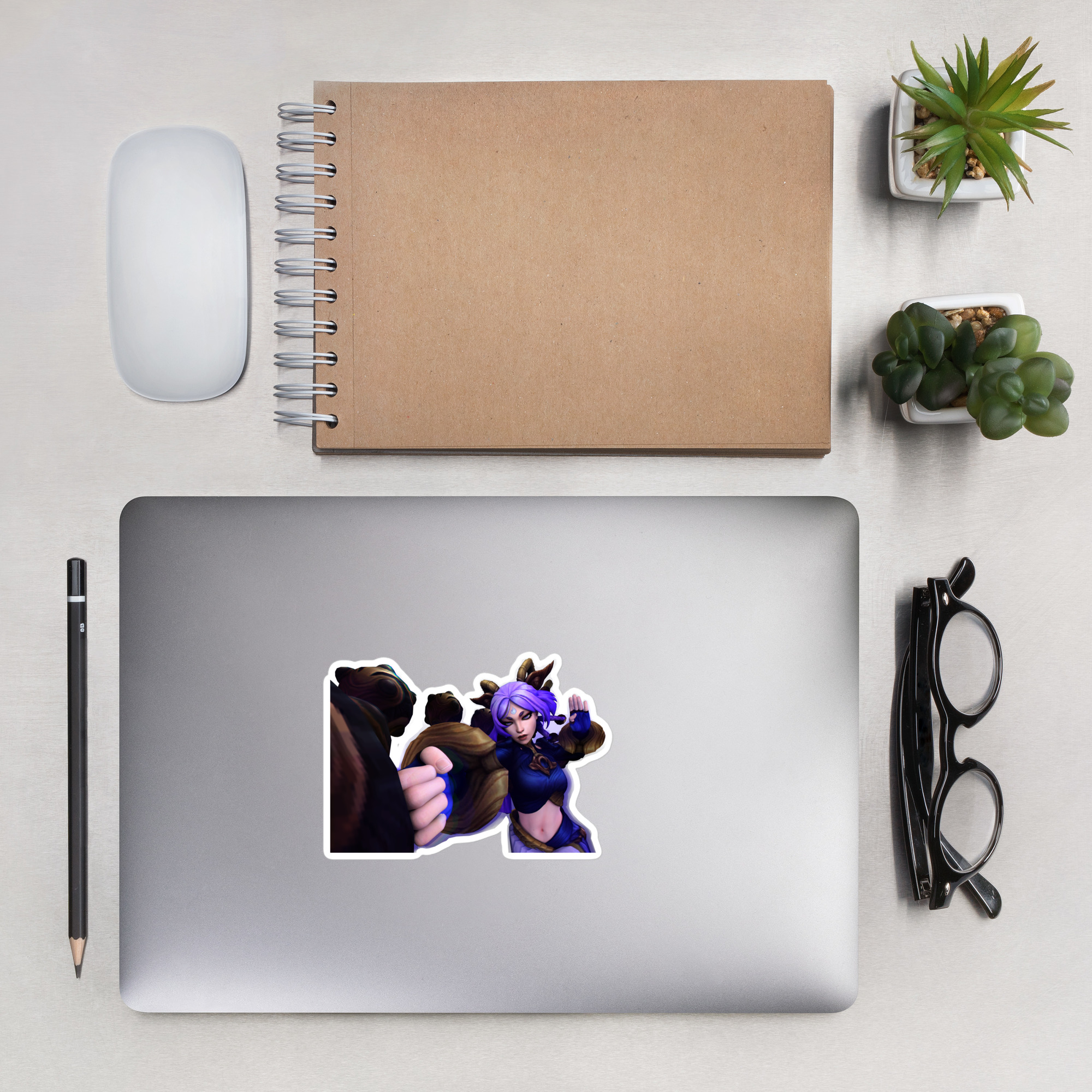 Infamous Yunara Sticker – 5.5″ Kiss-Cut - Image 2