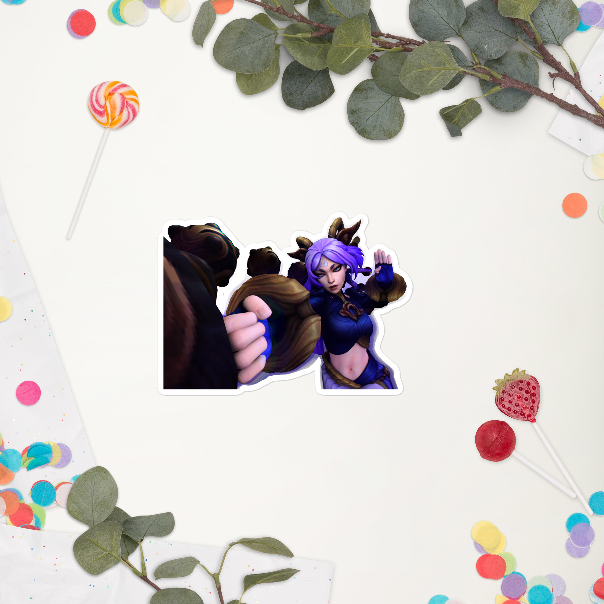 Infamous Yunara Sticker – 5.5″ Kiss-Cut - Image 3